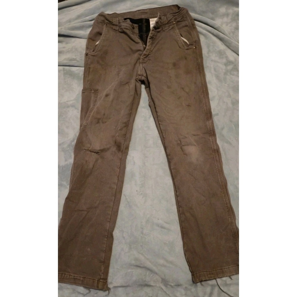 Polar King Workwear‎ Stretch Pants Men's 30x32 Brown Utility Work